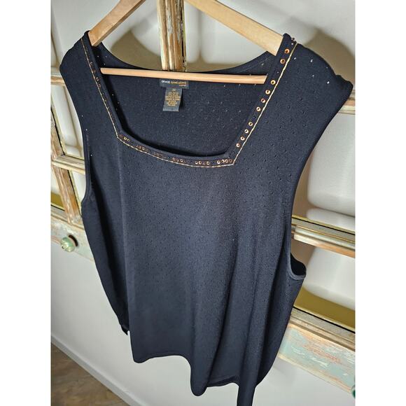 Black Sleeveless Sweater by Grace Dane Lewis Size 3X - Picture 7 of 9